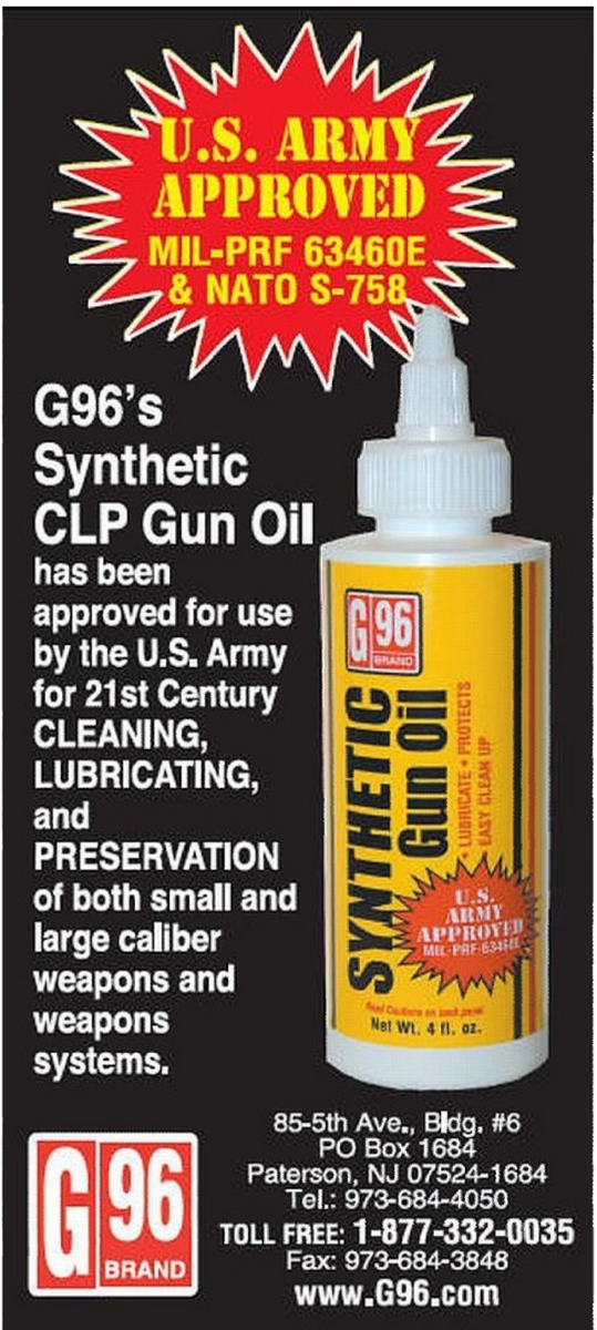G96 Synthetic CLP Gun Oil Extreme Range Outfitters