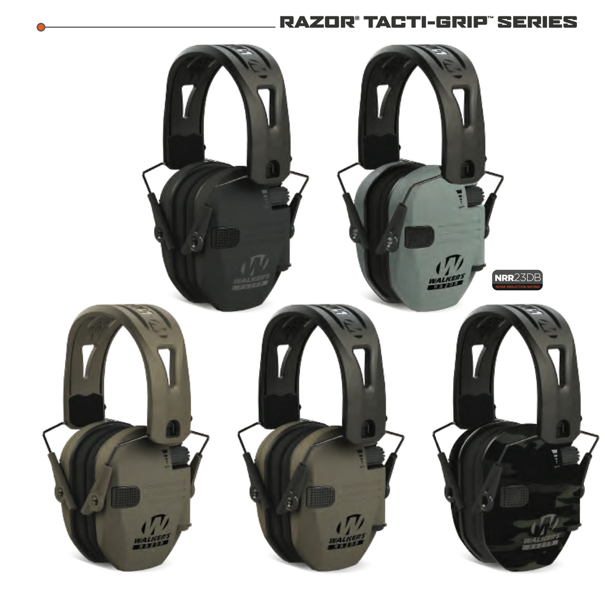 Razor Tacti-Grip Electronic Muffs – Extreme Range Outfitters