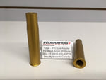 brass colored shotshell adapters with label
