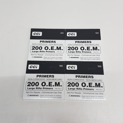 Primers Large Rifle x 400 #09123004