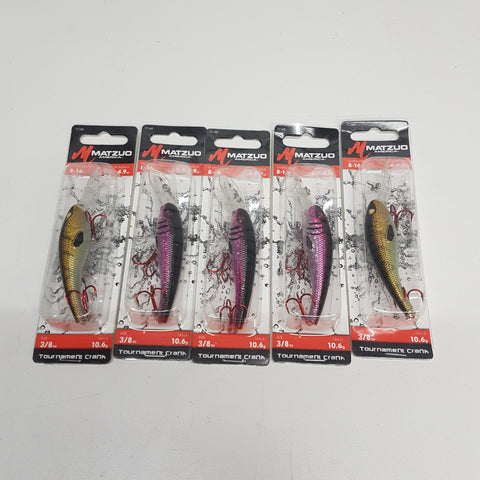 NEW Tournament Crank Baits x 5 #09163021