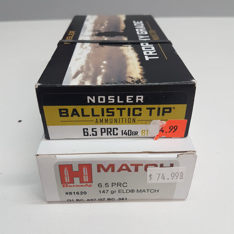 Ammo 6.5 PRC x40 #09223405