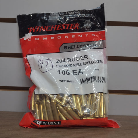 Unfired Brass 204 Ruger x99 #02294412
