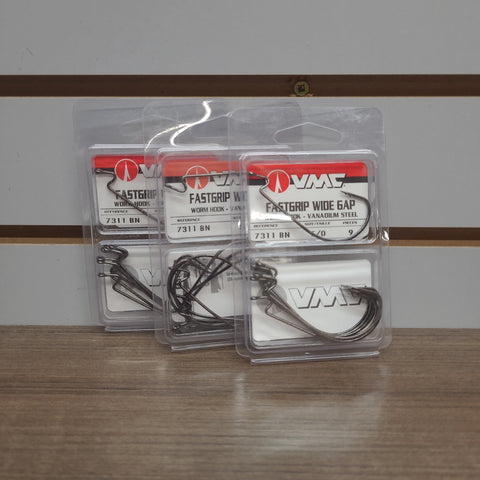 New Size 5/0 Worm hooks x3 #04244671