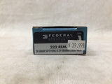 Ammo 222 Rem SP x 60 #08236023