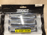 NEW 360°GT Tru Blue 4.5" Soft Bait x 2 Pkgs #08256011