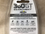 NEW 360GT 3/8-oz Rattling Jig Heads x 4 Pkgs #09036006