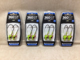 NEW 360°GT Weedless Jig Heads x 4 Pkgs #09036008