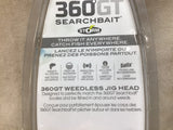 NEW 360°GT Weedless Jig Heads x 4 Pkgs #09036008