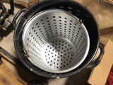 Enamel Stock Pot with Basket #10026806