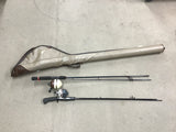 2 Fishing Rods with Reels & Case #10026408