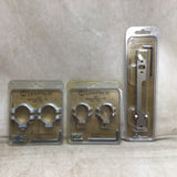 *NIB* STD Silver Scope Rings x2 Pair & Rem 700 LA Base #10086802