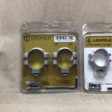 *NIB* Silver Dual Dovetail Scope Rings x3 Pair #10086804