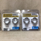 *NIB* Silver Dual Dovetail Scope Rings x3 Pair #10086804