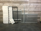 Gray Crib with Mattress #10106000