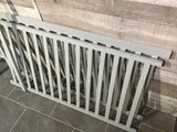 Gray Crib with Mattress #10106000