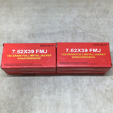 Ammo 7.62x39 122-Grain FMJ x 80 #10206633
