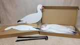 24 Snow Goose Silhouette Decoys w/ Stakes #10206915