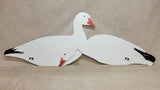 24 Snow Goose Silhouette Decoys w/ Stakes #10206915