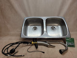 Double-Basin Sink w/ Faucet #10216904