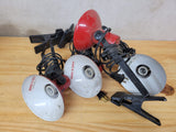 4 Clamp-On Lamps with Tote #10226914
