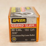Grand Slam .308 180 gr Bullets x50 #10276519