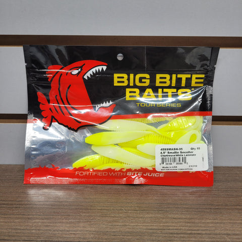 New Chartruse Smallie Smasher Lures x2 #04044711