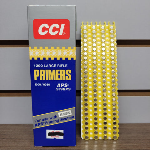 Primers Large Rifle x 1000 on APS Strips #04184040