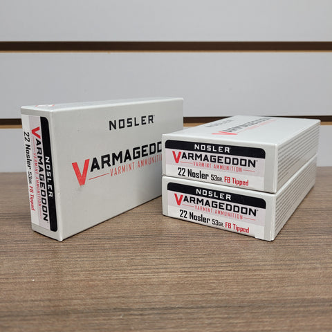 NEW Ammo 22 Nosler Varmageddon x 60 #11114008