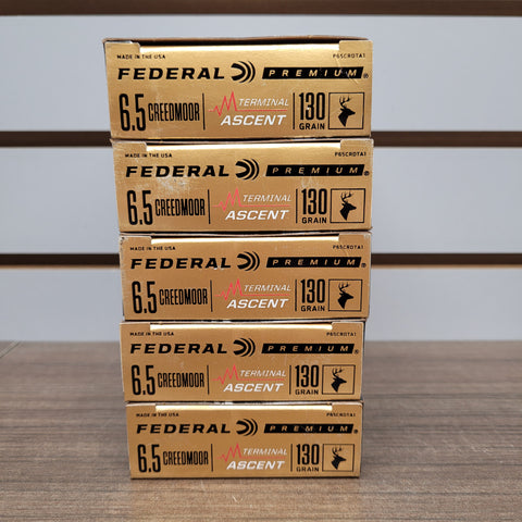 NEW Ammo 6.5 Creedmoor 130gr Terminal Ascent x100 #11074aa9