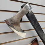 New Viking Axe w/ Leather Sheath #12034001