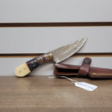 New Damascus Straight-Back Knife #12034006