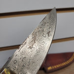 New Damascus Straight-Back Knife #12034006