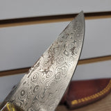 New Damascus Straight-Back Knife #12034006