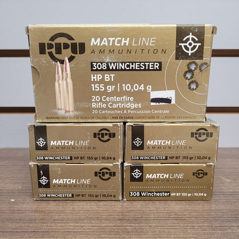 Ammo Match Line 308 Win HPBT x 100 #12054015