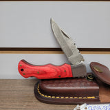 New Damascus Folding Knife #12134002