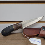 New Damascus Straight-Back Knife #12134006