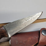 New Damascus Straight-Back Knife #12134006