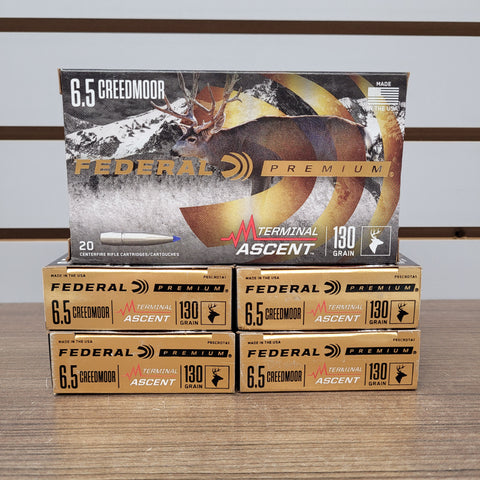 NEW Ammo 6.5 Creedmoor 130gr Terminal Ascent x100 #12124a8b