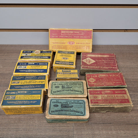 Vintage Ammo Boxes x12 #12124403