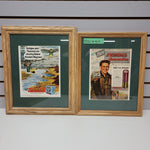 Vintage Framed Advertisements x2 #12124427