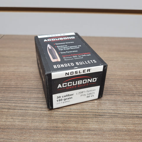 Bullets 30 Cal AccuBond x50#12124821