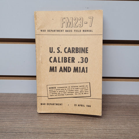 M1/M1A1 Carbine Field Manual #12164488