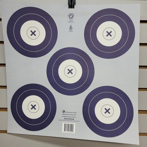 NEW 5-Spot NFAA Official Indoor Targets x25 #12184aa5