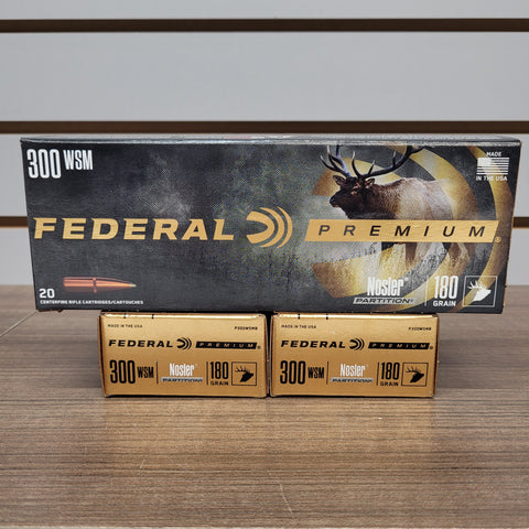 NEW Ammo 300 WSM Partition x 60 #12224017