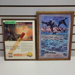 Vintage Framed Advertisements x2 #12234442