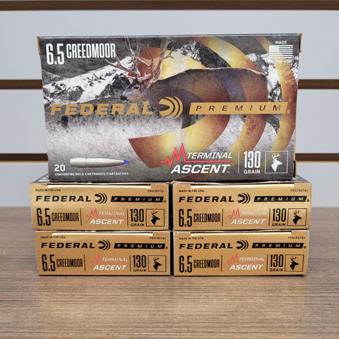 NEW Ammo 6.5 Creedmoor Terminal Ascent x 100 #01145016