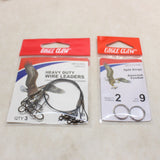 NEW 9" Leaders x 36 w/ Split Rings x 24 #03115042
