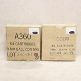 Collector's Ammo 9x19 Ball & Blanks #01196404