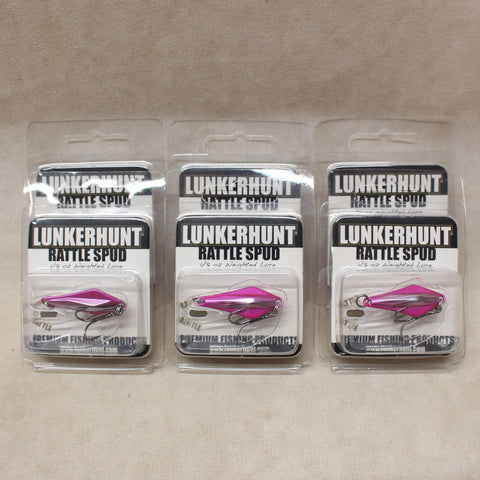 NEW Silver/Pink Rattle Spud x 6 #03186a13 – Extreme Range Outfitters